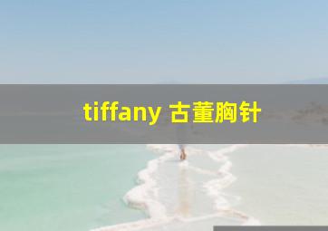 tiffany 古董胸针